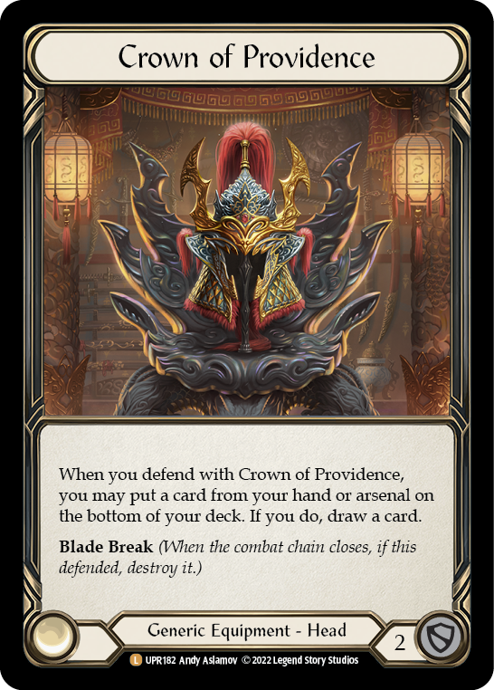 Crown of Providence [UPR182] (Uprising)  Cold Foil | Card Merchant Takapuna