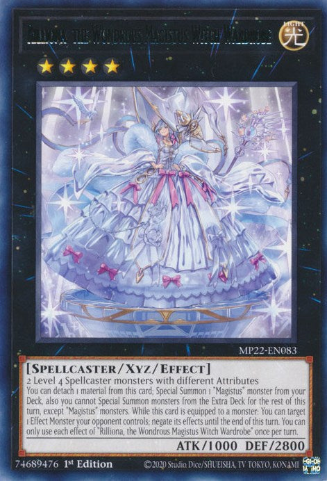 Rilliona, the Wondrous Magistus Witch Wardrobe [MP22-EN083] Rare | Card Merchant Takapuna