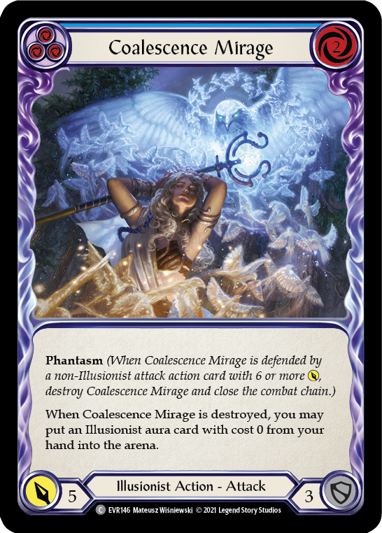Coalescence Mirage (Blue) [EVR146] (Everfest)  1st Edition Normal | Card Merchant Takapuna