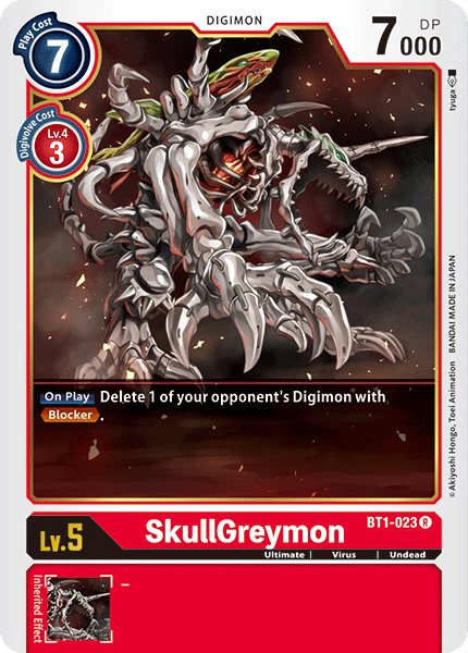 SkullGreymon [BT1-023] [Release Special Booster Ver.1.0] | Card Merchant Takapuna