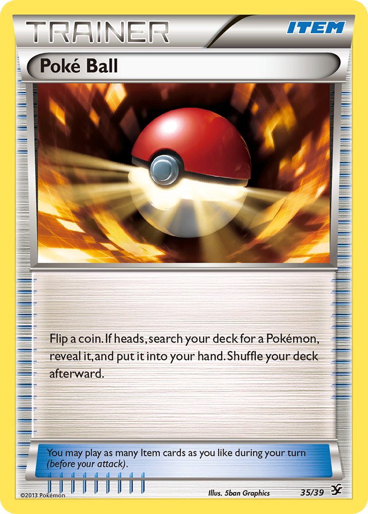 Poke Ball (35/39) [XY: Kalos Starter Set] | Card Merchant Takapuna