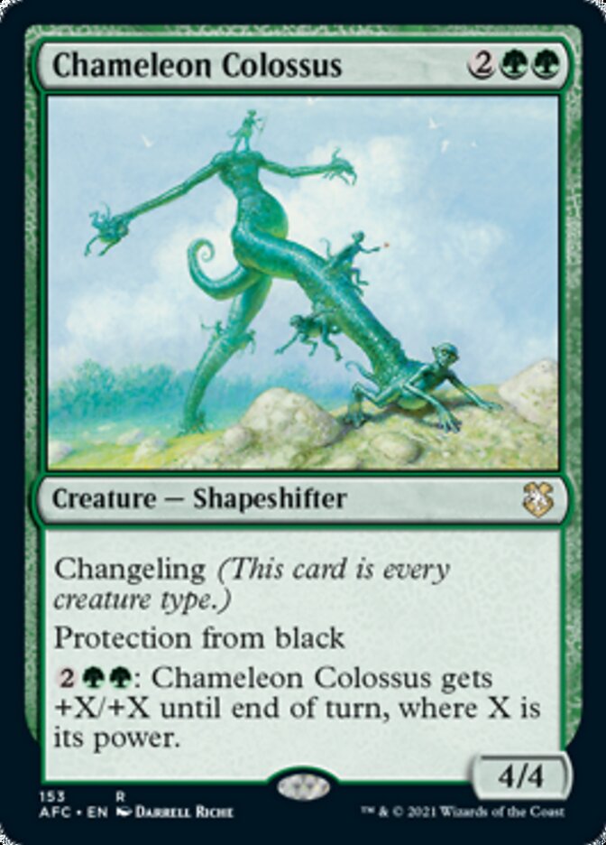 Chameleon Colossus [Dungeons & Dragons: Adventures in the Forgotten Realms Commander] | Card Merchant Takapuna