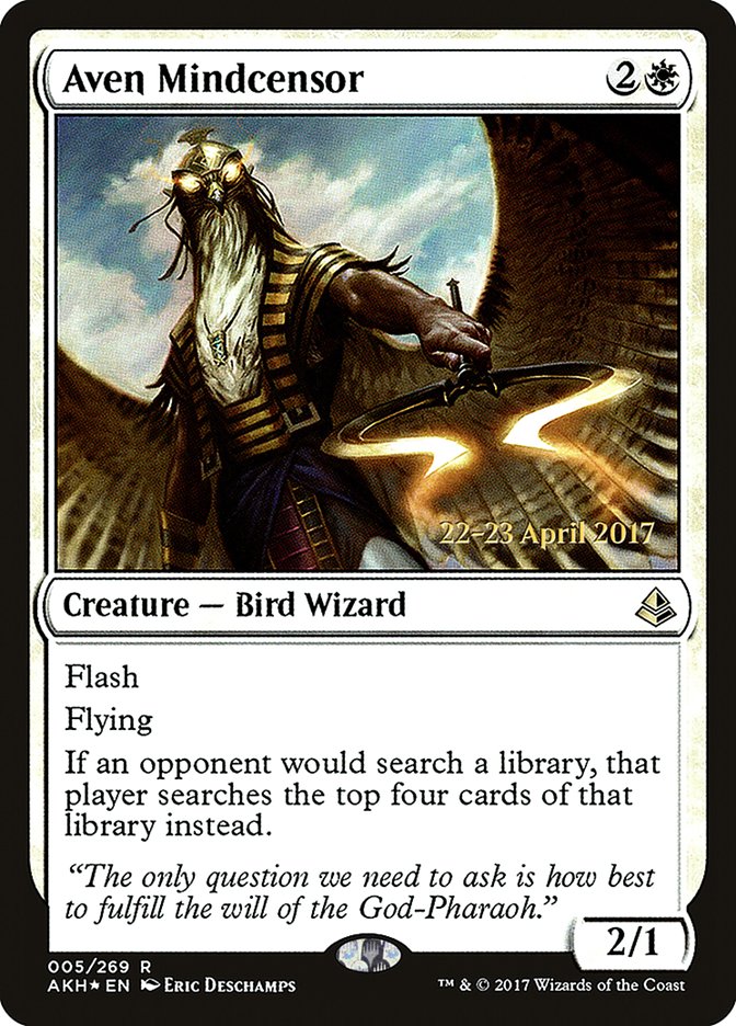 Aven Mindcensor [Amonkhet Prerelease Promos] | Card Merchant Takapuna