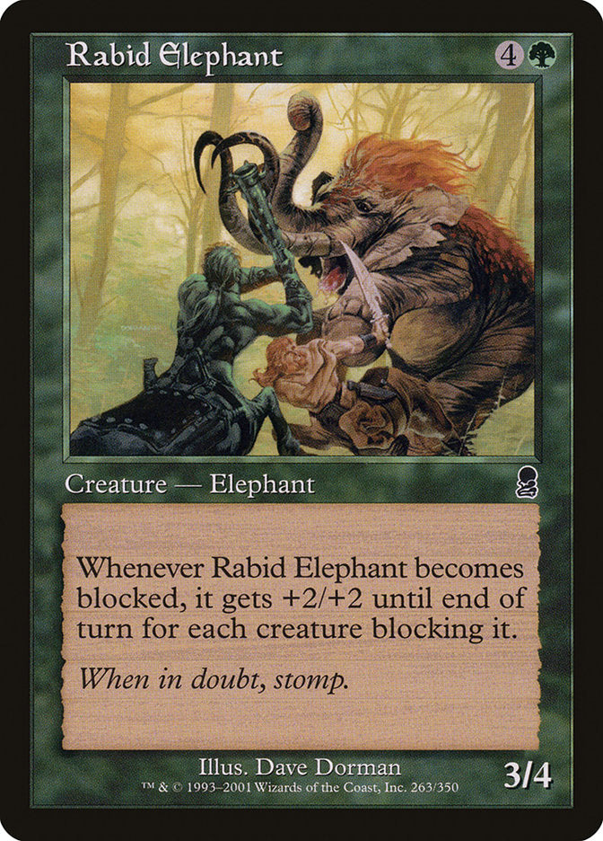 Rabid Elephant [Odyssey] | Card Merchant Takapuna