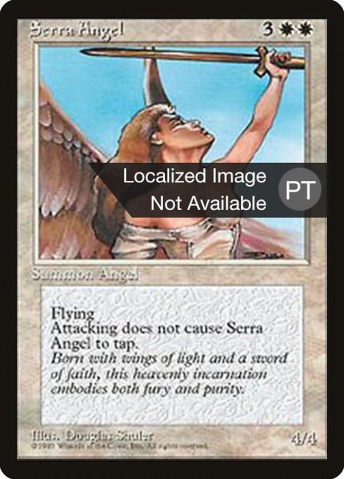 Serra Angel [Fourth Edition (Foreign Black Border)] | Card Merchant Takapuna