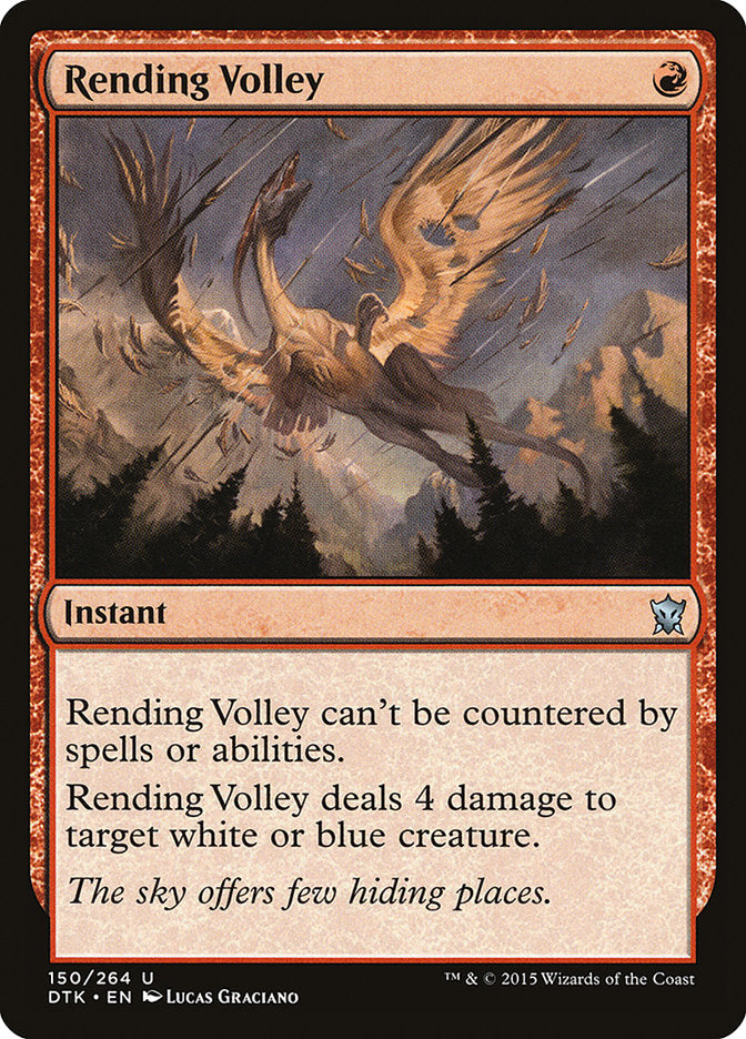 Rending Volley [Dragons of Tarkir] | Card Merchant Takapuna