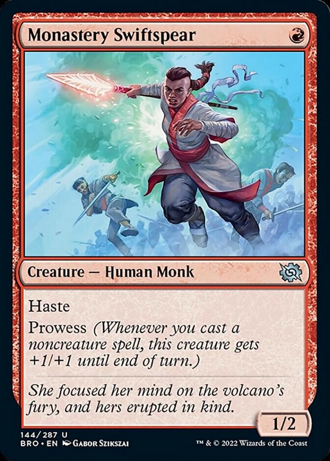 Monastery Swiftspear [The Brothers' War] | Card Merchant Takapuna