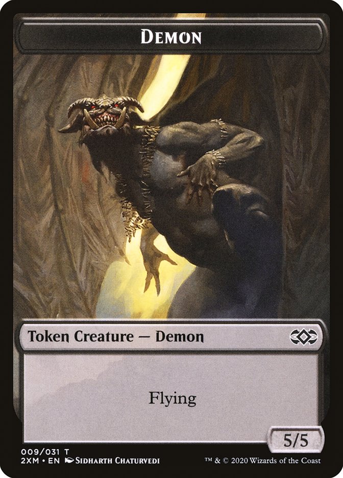 Demon Token [Double Masters Tokens] | Card Merchant Takapuna