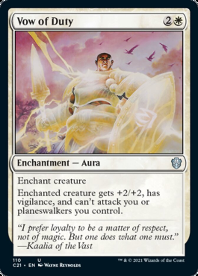 Vow of Duty [Commander 2021] | Card Merchant Takapuna