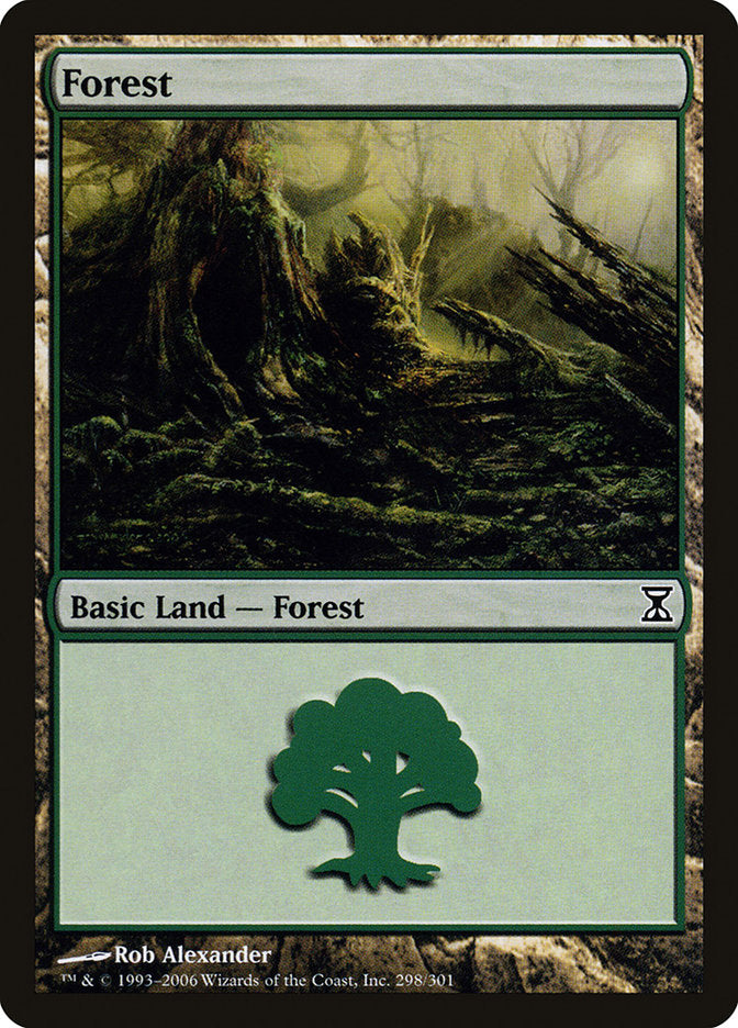 Forest (298) [Time Spiral] | Card Merchant Takapuna