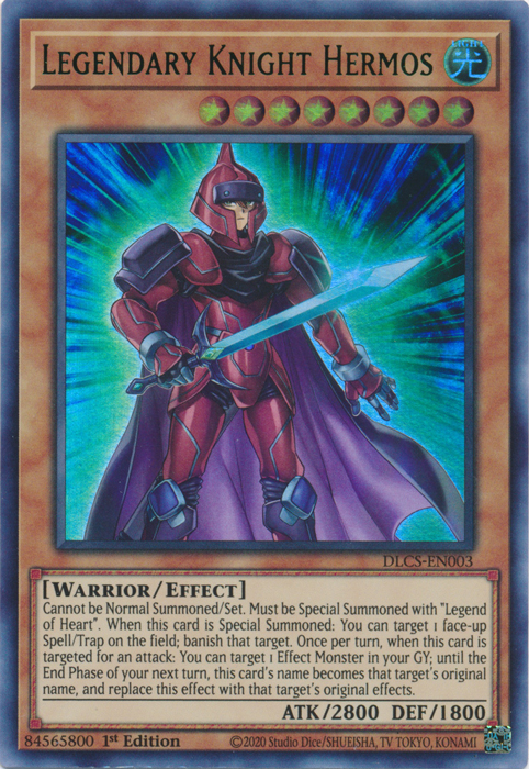 Legendary Knight Hermos (Green) [DLCS-EN003] Ultra Rare | Card Merchant Takapuna