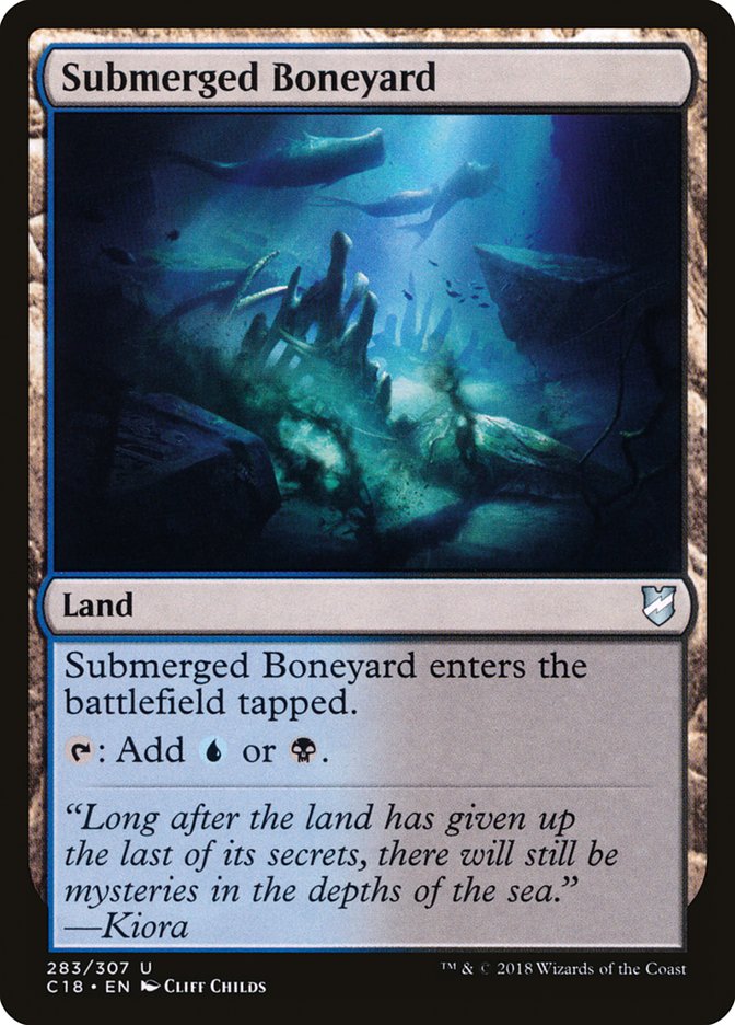 Submerged Boneyard [Commander 2018] | Card Merchant Takapuna