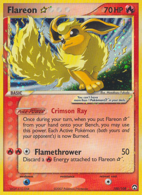 Flareon Star (100/108) [EX: Power Keepers] | Card Merchant Takapuna