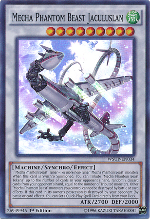 Mecha Phantom Beast Jaculuslan [WSUP-EN034] Super Rare | Card Merchant Takapuna