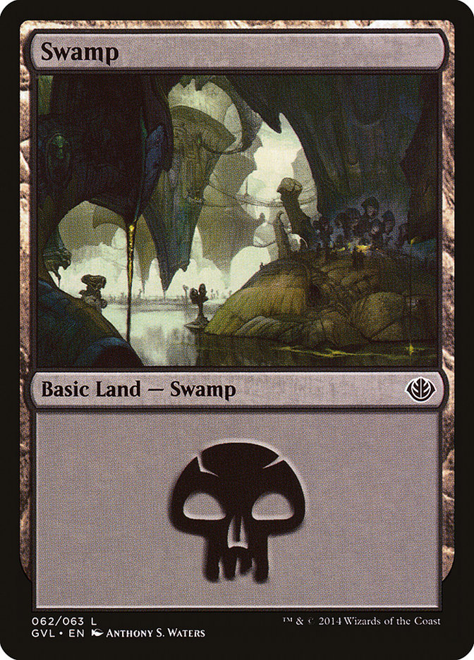 Swamp (62) (Garruk vs. Liliana) [Duel Decks Anthology] | Card Merchant Takapuna