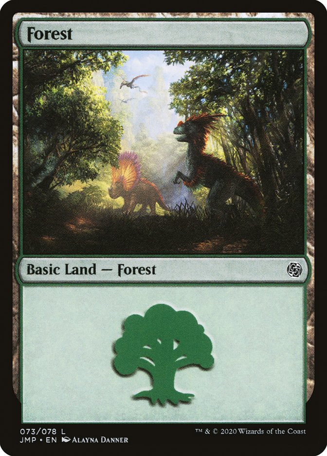 Forest (73) [Jumpstart] | Card Merchant Takapuna