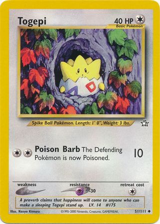 Togepi (51/111) [Neo Genesis Unlimited] | Card Merchant Takapuna