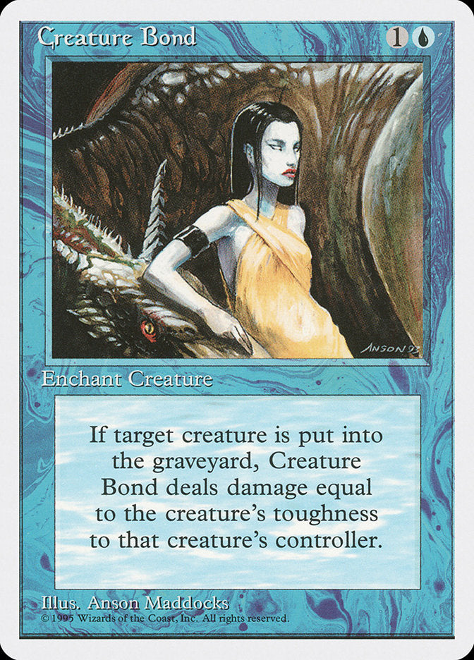 Creature Bond [Fourth Edition] | Card Merchant Takapuna