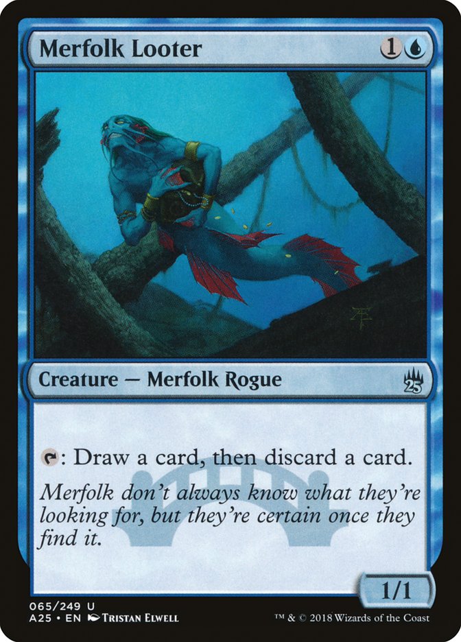 Merfolk Looter [Masters 25] | Card Merchant Takapuna