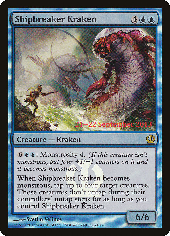 Shipbreaker Kraken [Theros Prerelease Promos] | Card Merchant Takapuna