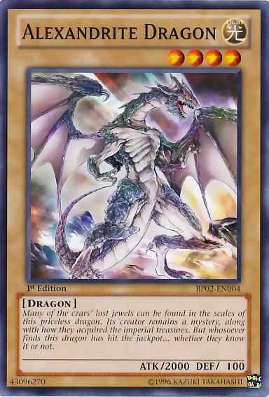 Alexandrite Dragon [BP02-EN004] Mosaic Rare | Card Merchant Takapuna