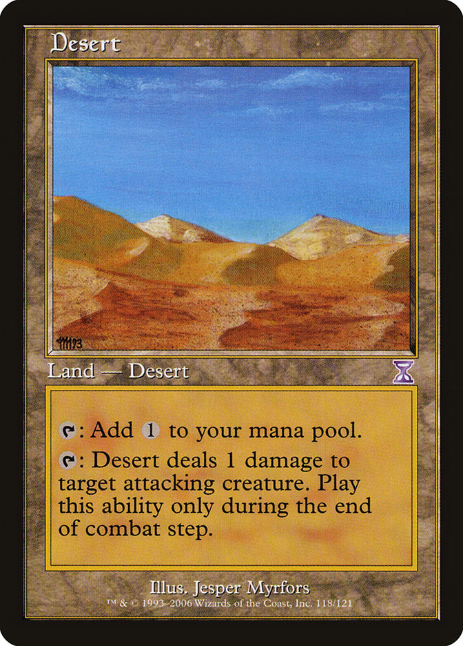 Desert [Time Spiral Timeshifted] | Card Merchant Takapuna