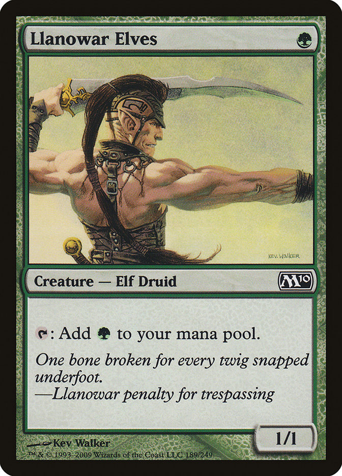 Llanowar Elves [Magic 2010] | Card Merchant Takapuna