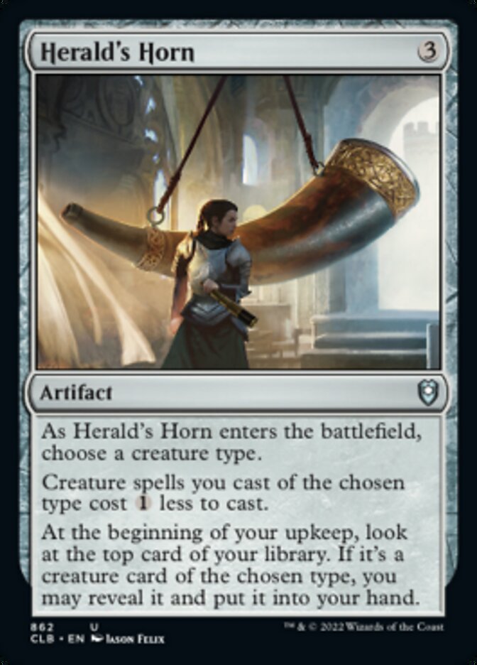 Herald's Horn [Commander Legends: Battle for Baldur's Gate] | Card Merchant Takapuna