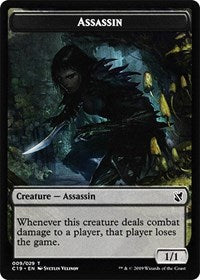 Assassin // Morph Double-Sided Token [Commander 2019 Tokens] | Card Merchant Takapuna