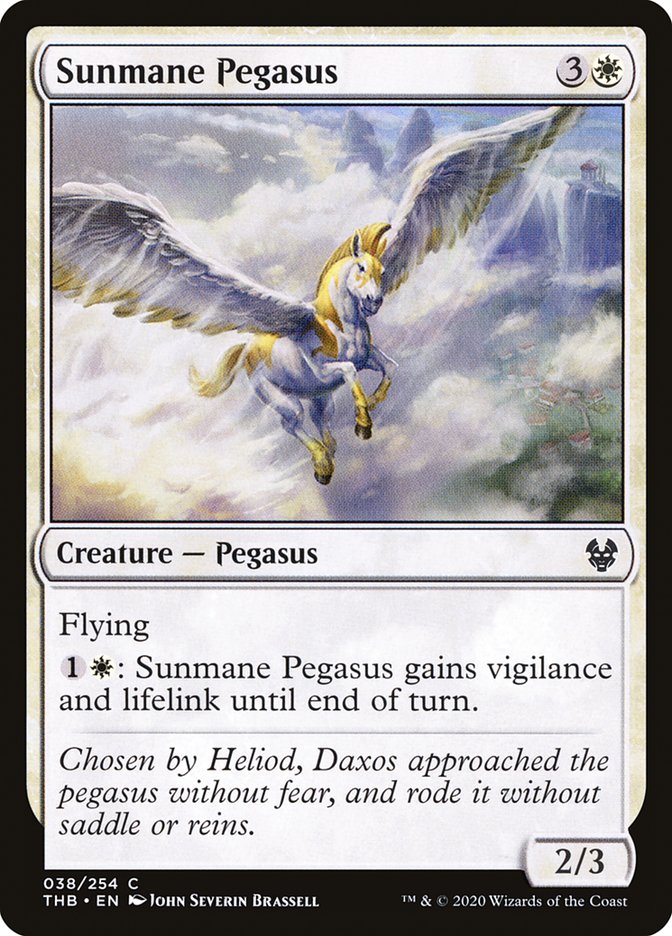 Sunmane Pegasus [Theros Beyond Death] | Card Merchant Takapuna