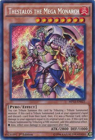 Thestalos the Mega Monarch [MP15-EN021] Secret Rare | Card Merchant Takapuna