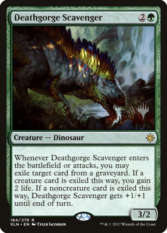 Deathgorge Scavenger (Promo Pack) [Ixalan Promos] | Card Merchant Takapuna