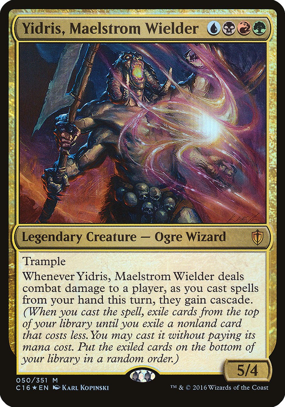 Yidris, Maelstrom Wielder (Oversized) [Commander 2016 Oversized] | Card Merchant Takapuna