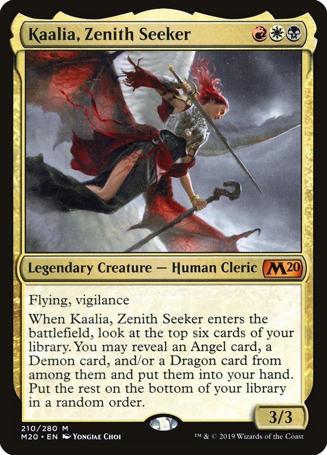 Kaalia, Zenith Seeker [Core Set 2020] | Card Merchant Takapuna