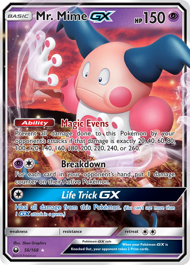 Mr. Mime GX (56/168) [Sun & Moon: Celestial Storm] | Card Merchant Takapuna