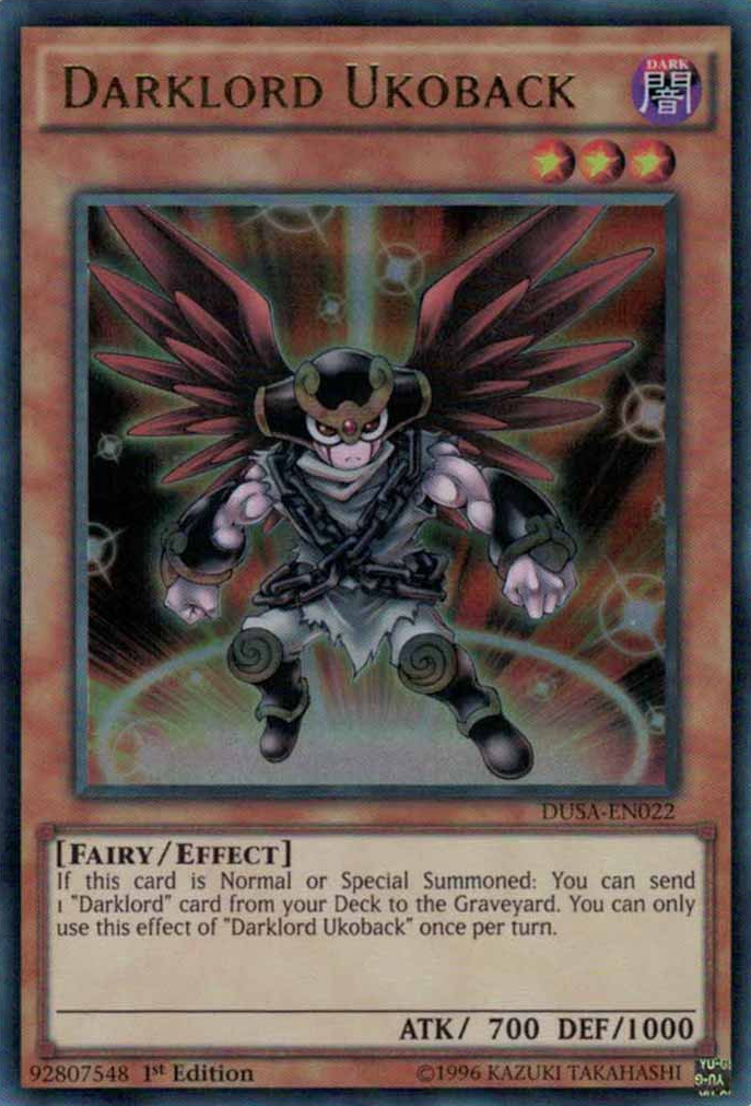 Darklord Ukoback [DUSA-EN022] Ultra Rare | Card Merchant Takapuna