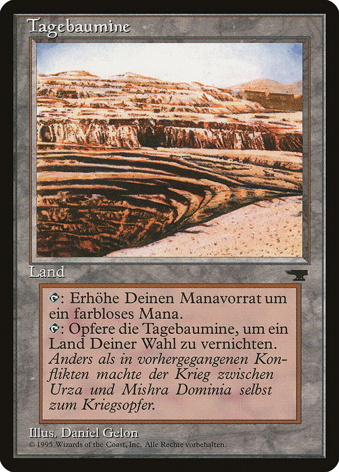 Strip Mine (German) - "Tagebaumine" [Renaissance] | Card Merchant Takapuna