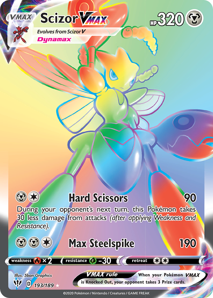 Scizor VMAX (193/189) [Sword & Shield: Darkness Ablaze] | Card Merchant Takapuna