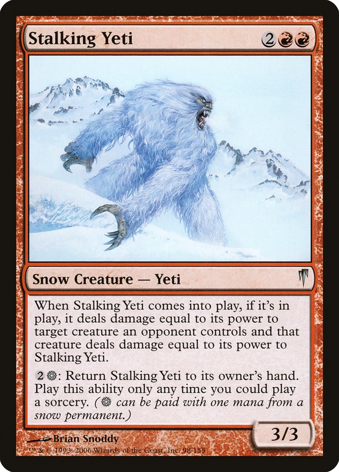 Stalking Yeti [Coldsnap] | Card Merchant Takapuna