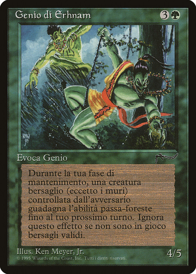 Erhnam Djinn (Italian) - "Genio di Erhnam" [Rinascimento] | Card Merchant Takapuna