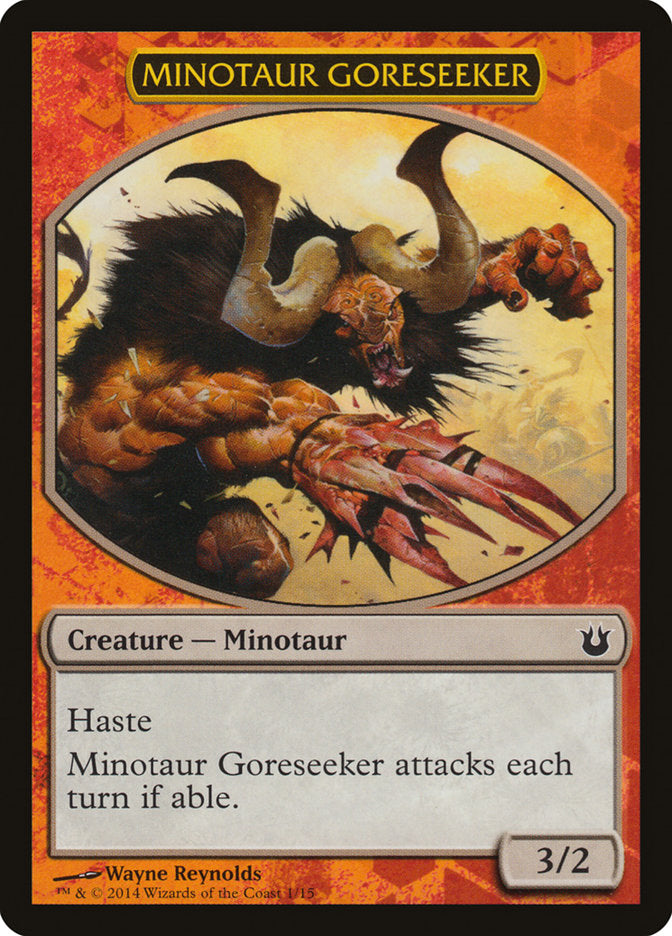 Minotaur Goreseeker [Born of the Gods Battle the Horde] | Card Merchant Takapuna