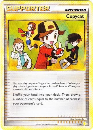 Copycat (21/30) [HeartGold & SoulSilver: Trainer Kit - Raichu] | Card Merchant Takapuna