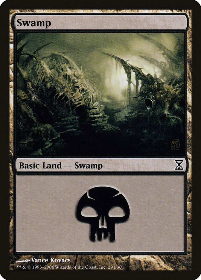 Swamp (291) [Time Spiral] | Card Merchant Takapuna