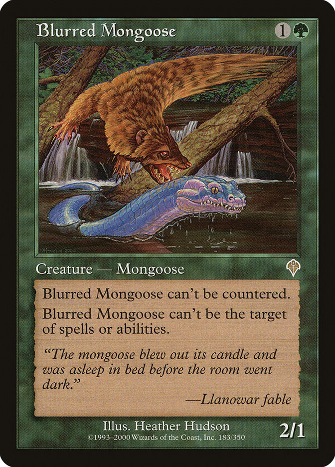 Blurred Mongoose [Invasion] | Card Merchant Takapuna