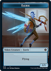 Cat Bird // Faerie Double-Sided Token [Starter Commander Decks] | Card Merchant Takapuna