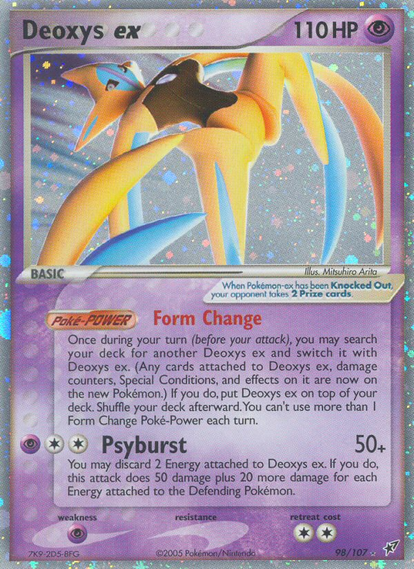 Deoxys ex (98/107) [EX: Deoxys] | Card Merchant Takapuna