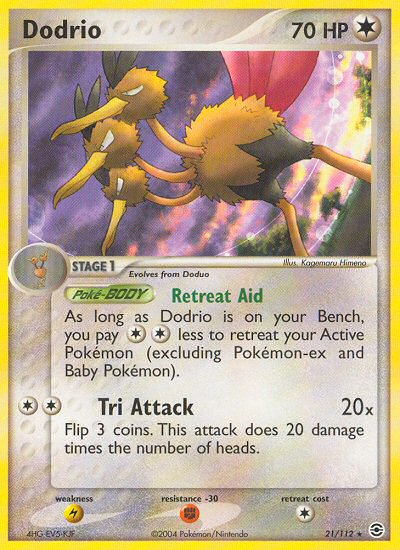 Dodrio (21/112) [EX: FireRed & LeafGreen] | Card Merchant Takapuna