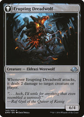 Smoldering Werewolf // Erupting Dreadwolf [Eldritch Moon] | Card Merchant Takapuna