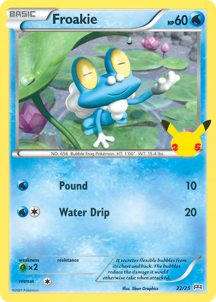 Froakie (22/25) [McDonald's 25th Anniversary] | Card Merchant Takapuna