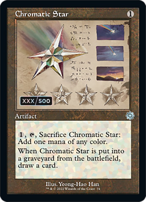 Chromatic Star (Retro Schematic) (Serialized) [The Brothers' War Retro Artifacts] | Card Merchant Takapuna